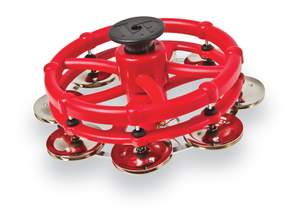 Latin Percussion Tambourine Hi-Hat Steel Jingles