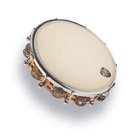 Latin Percussion Tambourine CP  tunable 10'', tunable, wood