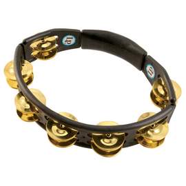 Latin Percussion Tambourine Cyclops Hand model Brass Jingles, black
