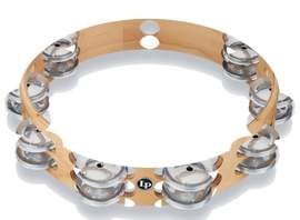 Latin Percussion Tambourine Pro 10 in Double Row LP380B-AL