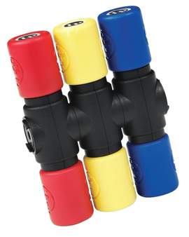 Latin Percussion Shaker Twist Shaker Extension Medium (Blue)