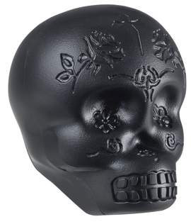 Latin Percussion Shaker Sugar Skull Black