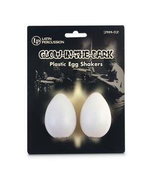 Latin Percussion Shaker Egg Shaker  Glow in the dark Egg Shaker, 1 pair