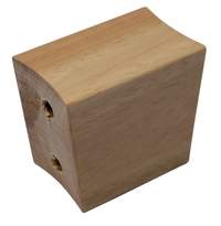 Latin Percussion Bongo center block Comfort Curve 7" & 8 1/2" Natural