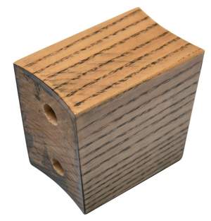 Latin Percussion Bongo center block Comfort Curve 7" & 8 1/2" North American Ash