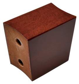 Latin Percussion Bongo center block Comfort Curve 7" & 8 1/2" Durian Wood