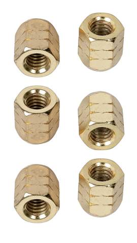 Latin Percussion Tuning lugs & tension rods accessories Tuning Nut Super Nuts 5/16" Gold