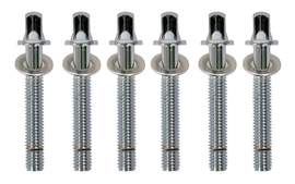 Latin Percussion Tension rods Timbale - Aspire LPA256 Chrome , 6 pieces