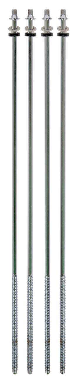 Latin Percussion Tension rods Brazilian Surdo - LP3018 LP3020 LP3118 LP3120 Chrome, 4 pieces