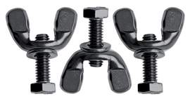 Latin Percussion Hardware accessories & replacement parts Screw set - LP638 Futurelite leg mount black, powder coating
