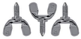 Latin Percussion Hardware accessories & replacement parts Wing screw 5/16" x 19 mm  leg fixation LP635 LP636 Collapsible Cradle Chrome
