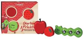 Campanilla Percussion Set Garden friends 3-pieces Garden fruits 3-piece