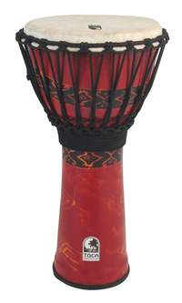 Toca Djembe Freestyle Rope Tuned Bali Red