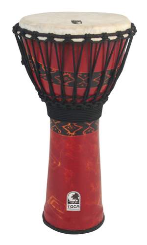 Toca Djembe Freestyle Rope Tuned Bali Red