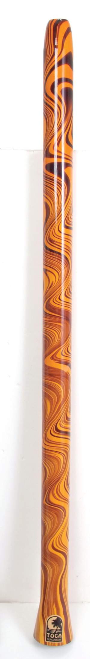 Toca World Percussion Didgeridoo Orange Swirl