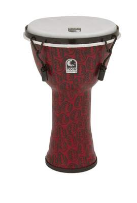 Toca Djembe Freestyle II Mechanically Tuned Red Mask