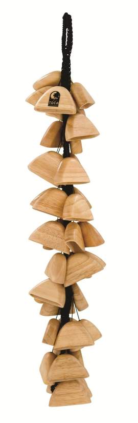 Toca Sound effects Wooden pod rattle on string