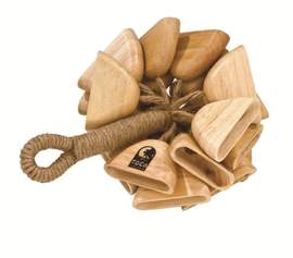 Toca Sound effects Wooden rattle with handle