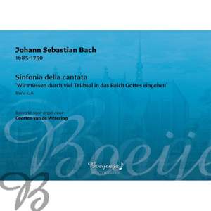 Johann Sebastian Bach: Sinfonia della cantata