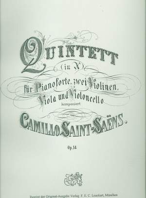 Camille Saint-Saëns: Quintett in A-Dur op. 14