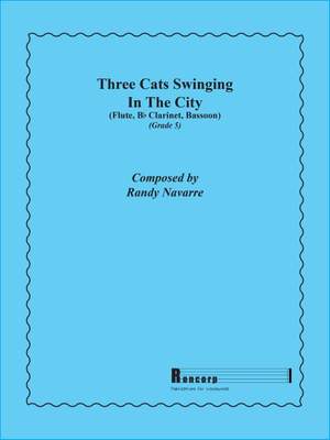 Navarre, R: Three Cats Swinging in the City