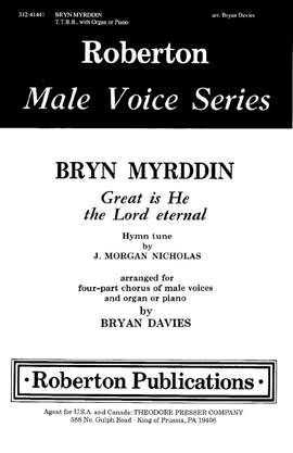 Nicholas, J M: Bryn Myrddin E flat major