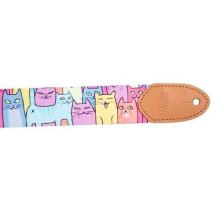 Polyester Ukulele Strap - Kitty
