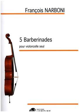 Narboni, Francois: 5 Barberinades (cello)