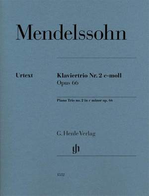 Mendelssohn Bartholdy F Klaviertrio Nr 2 C Moll Op 66 Presto Sheet Music