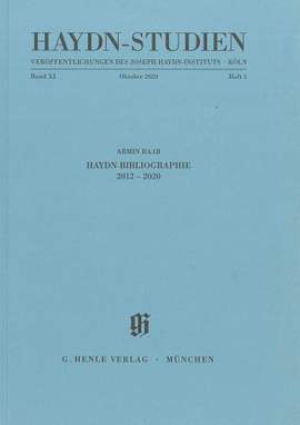 Haydn Studien Band 11 Heft 3