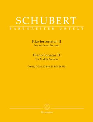 Franz Schubert: Piano Sonatas II