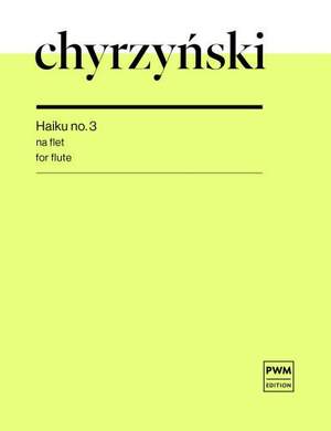 Marcel Chyrzynski: Haiku No. 3