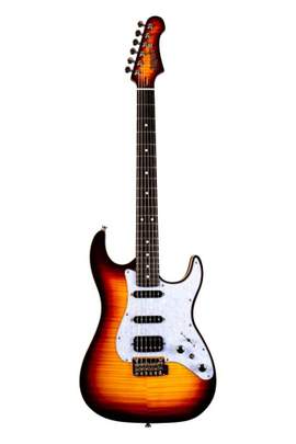 Jet: Electric Guitar - JS600 Brown Sunburst
