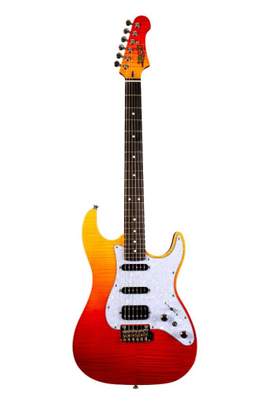 Jet: Electric Guitar - JS600 Trans Red