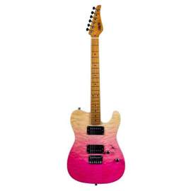 Jet Electric Guitar JT450 Pink (Quilted Top)