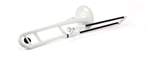pBone Plastic Trombone - White Product Image