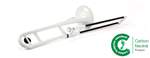 pBone Plastic Trombone - White Product Image