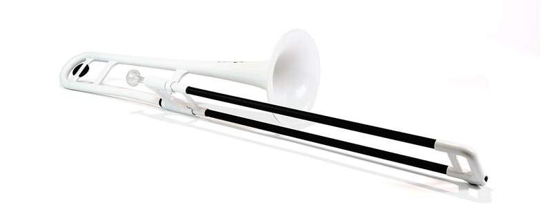 pBone Plastic Trombone - White | Presto Music