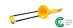 pBone Plastic Trombone - Yellow Product Image