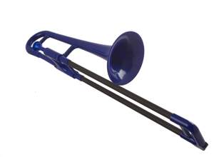 pBone Mini Plastic Trombone - Blue