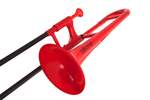 pBone Mini Plastic Trombone - Red Product Image