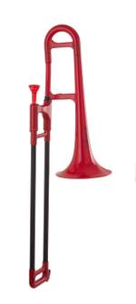 pBone Mini Plastic Trombone - Red Product Image
