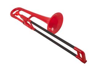 pBone Mini Plastic Trombone - Red