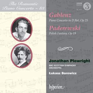 The Romantic Piano Concerto 83 - Gablenz: Piano Concerto & Paderewski: Polish Fantasy Product Image