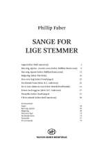 Phillip Faber: Sange For Lige Stemmer Product Image