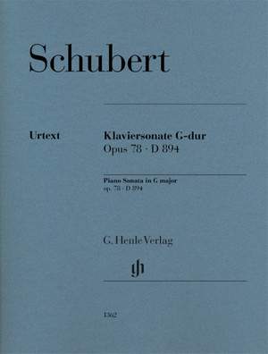 Schubert: Piano Sonata G major op. 78 D 894