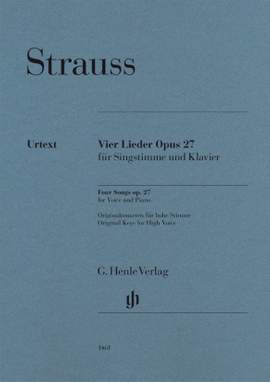 Strauss, R: Four Songs, Op. 27