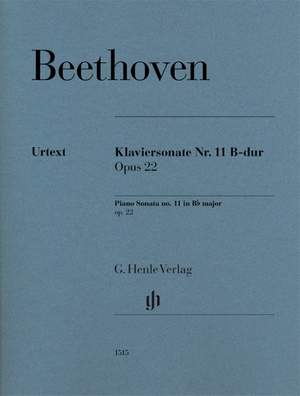 Beethoven: Piano Sonata No. 11 in B flat major, Op. 22