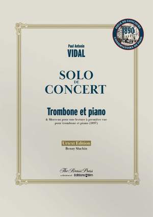 Paul Antonin Vidal: Solo De Concert