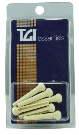 TGI Bridge Pins - Plastic Cream, with Dot